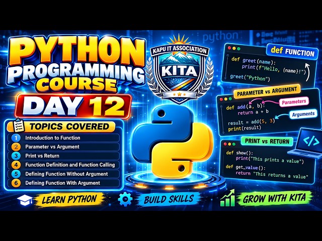 Day-12 Python functions