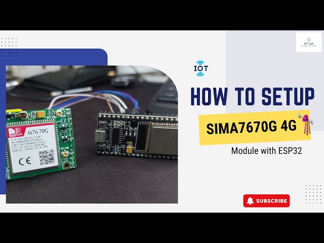 How to Connect SIMA7670G 4G GSM Module with ESP32 | Get Network Info & Signal Strength