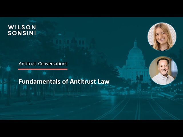 Antitrust Conversations: Fundamentals of Antitrust Law