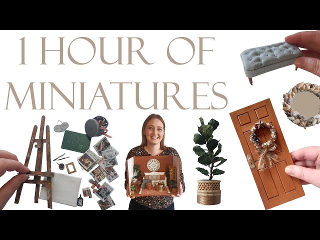 1 Hour of DIY Dollhouse Miniatures Compilation Video - Celebrating 20K Subscribers!