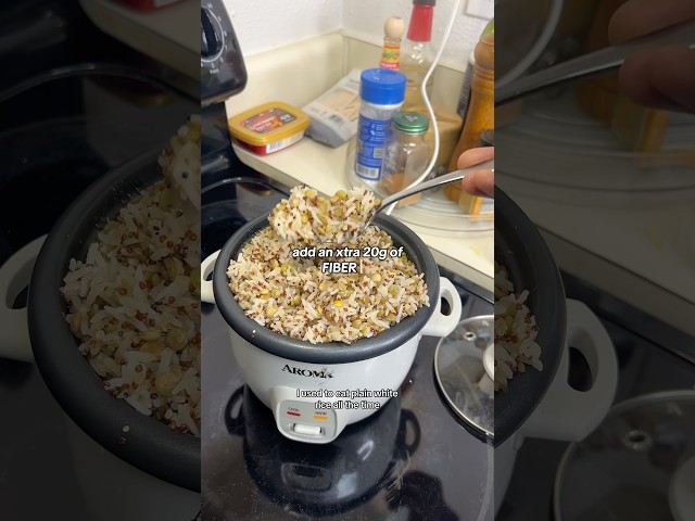 Easy High Fiber Rice! #fiber