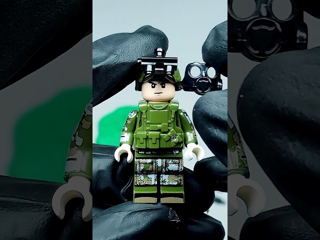 ☠️ How to Build LEGO Military MOC Minifigure 【CUSTOM】LEGO Adrian Shephard SEMBO Block  乐高 ЛЕГО 레고 レゴ
