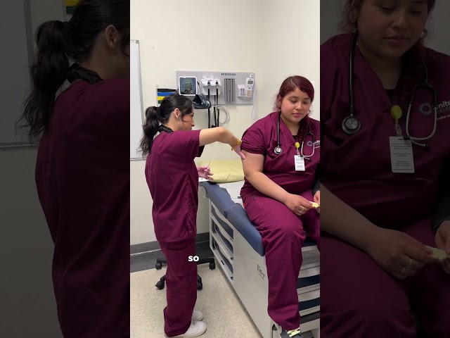 Medical Assistant Administering Injections