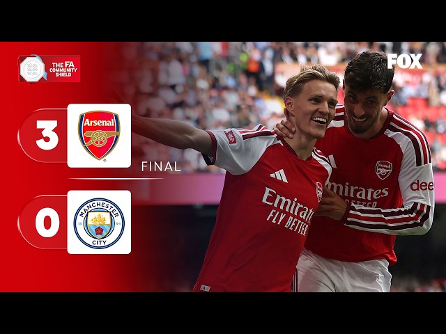 ARSENAL 3-0 MANCHESTER CITY | COMMUNITY SHIELD | RESUMEN
