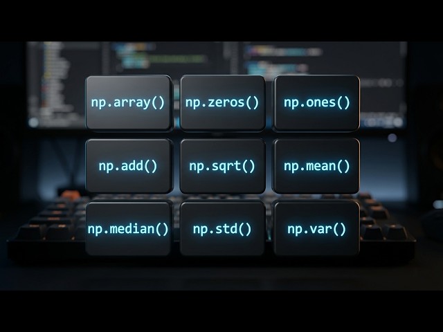 Python Array Functions Explained | NumPy Arrays & Operations | Lec 46
