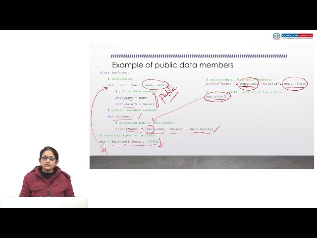 Unit 3 Encapsulation and Information hiding in python Part 2