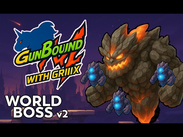 GunboundM with Griiix - WORLD BOSS - 2025 - ELECTRIC GOLEM TUTORIAL