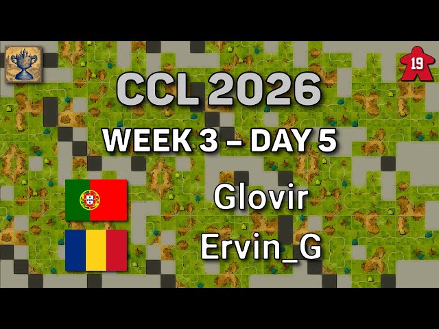 Carcassonne Champions League – Week 3 Day 5: Glovir – Ervin_G