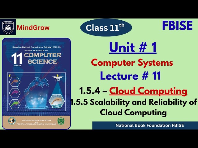 Unit 1 Chapter 1.5.4 Cloud Computing Scalability & 1.5.6 Reliability | FBISE 2026 | Computer Clas...
