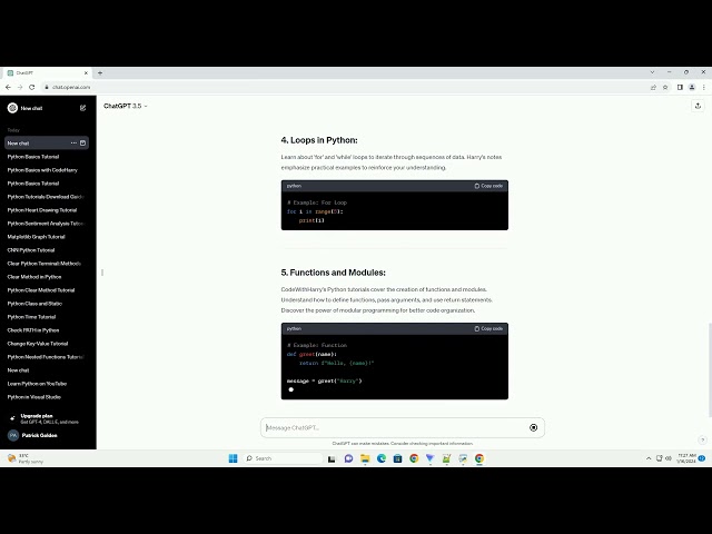 code with harry python handwritten notes