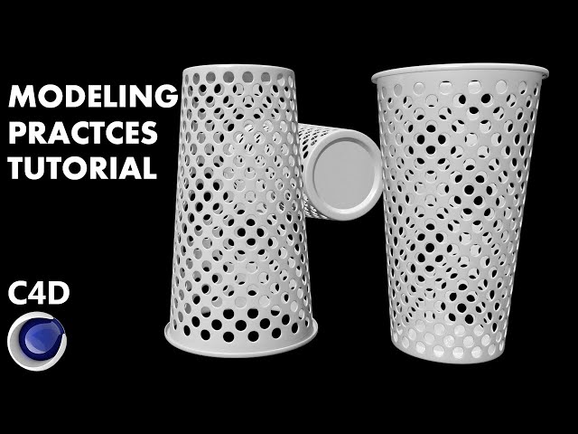 Cinema 4DTutorial  Modeling Practice  Dust Bin