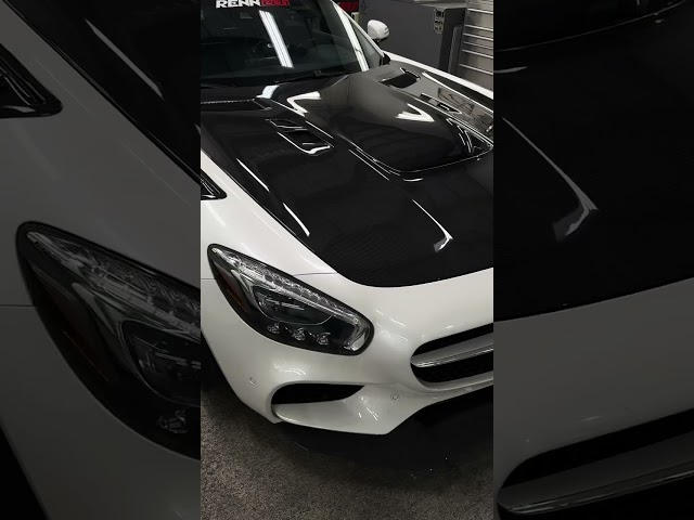 RENNtech AMG GT Carbon Fiber Hood - where performance meets design #RENNtech #amggt