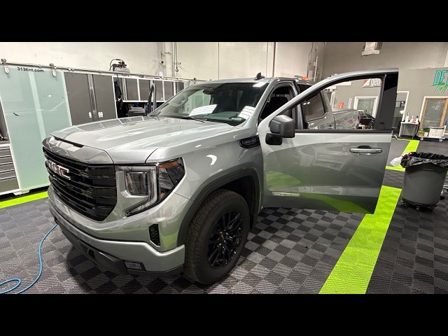 GMC Sierra Front Door Tint