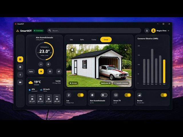 SmartIoT | Modern UI Design for a Smart Home App