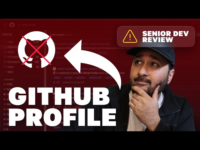 GitHub Profile Reviewed by a Senior Developer (What Actually Matters)