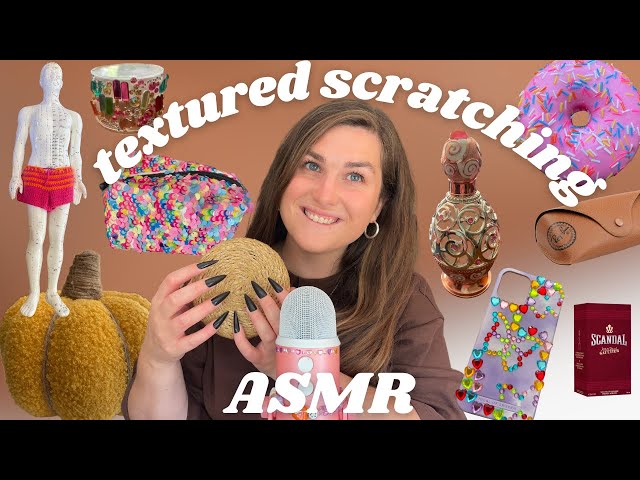 ASMR only textured SCRATCHING for 50 minutes so you'll have a peaceful sleep 💤