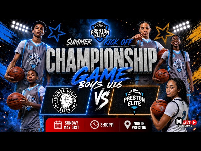 U16 Boys Preston Elite vs Tunnel vision - Preston Elite Summer Kickoff Sunday May 31st North Preston