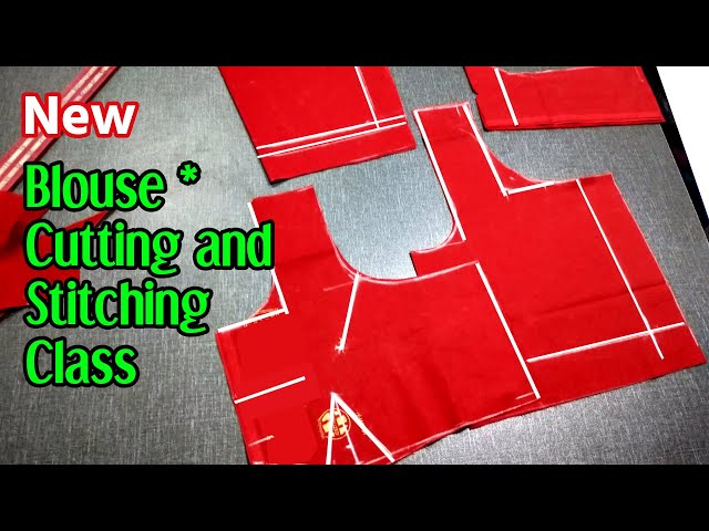Perfect Blouse Cutting and Stitching Step by Step Class Clear Explanation | Tailoring Class