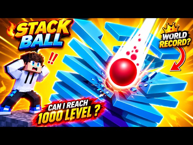 LIVE | Stack Ball Challenge 🔥 Can We Reach Level 1000? 😱 | No Fail Gameplay