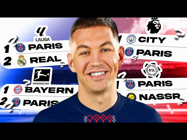JE METS LE PSG DANS TOUS LES CHAMPIONNATS !!