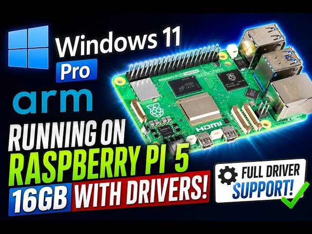 Playing around with Windows 11 ARM on Raspberry Pi 5