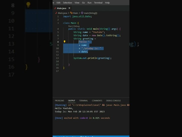 Use formatted() on Strings in Java instead of concatenating a bunch of them