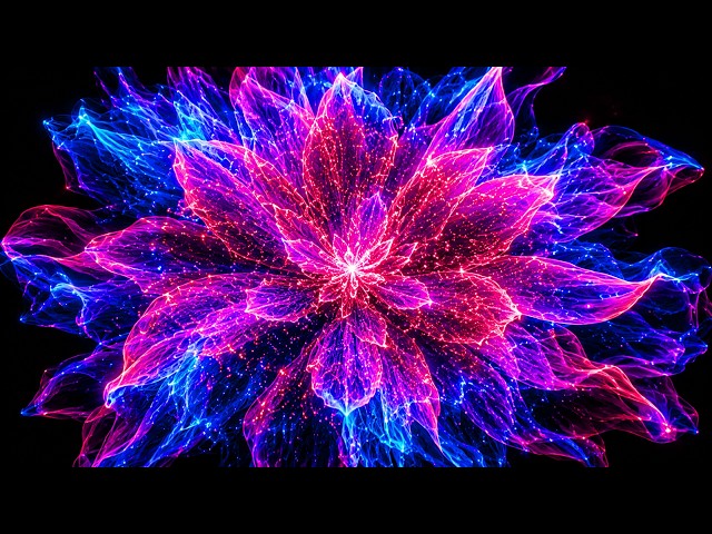 4K OLED Screensaver | Abstract Flower Animation & Ambient Background Visuals