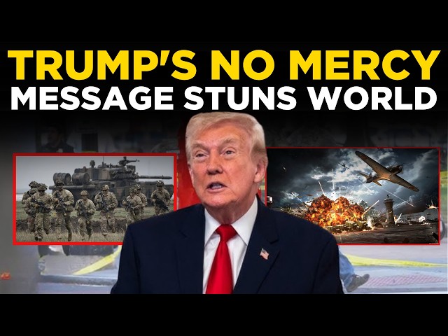 Donald Trump Speech LIVE | TRUMP SHOCKS WORLD NO MERCY | Trump Latest News LIVE | WORLD