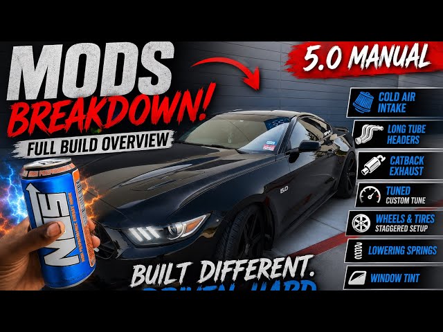 2015 Mustang GT modifications breakdown & some Wot pulls