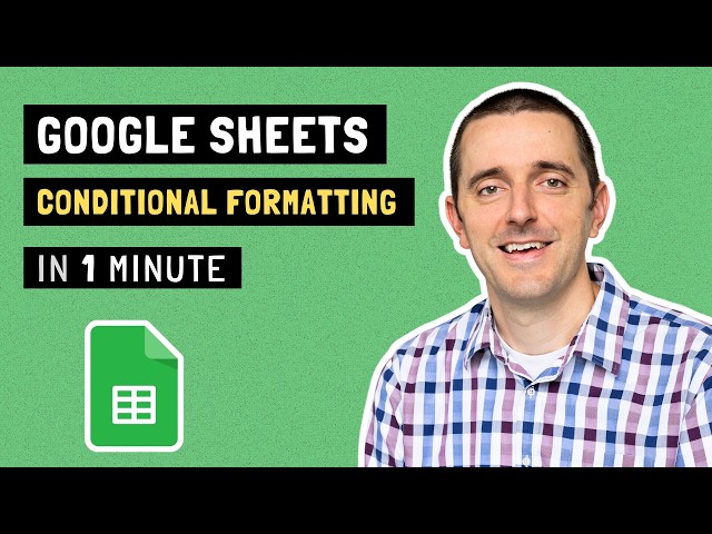 Conditional Formatting in Google Sheets: Highlight What Matters