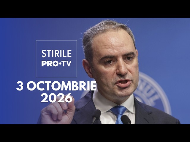 PRO TV News - October 3, 2026 | Romania avoids "junk" downgrade: S&P maintains rating