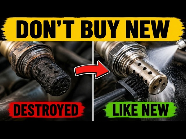 Your O2 Sensor Isn't Dead. It's Dirty! Here's the 5 Minute Fix