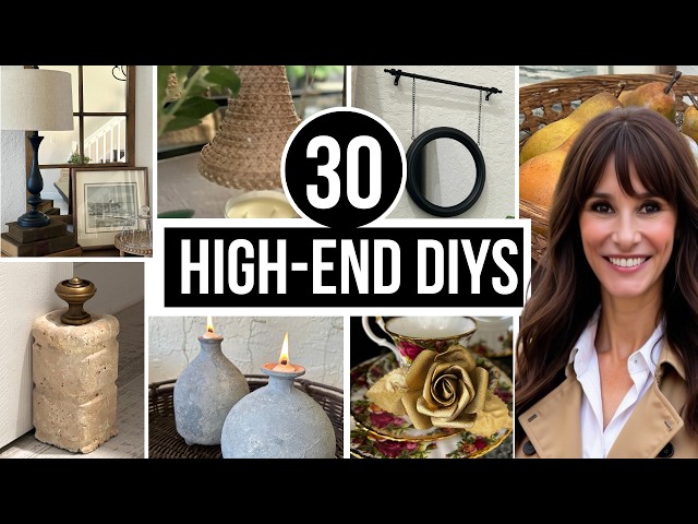 30 HIGH-END DIY HOME DECOR IDEAS (Dollar Tree & Thrift Flips)