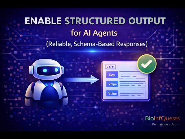 👉 Enable Structured Output for AI Agents (Reliable, Schema-Based Responses)