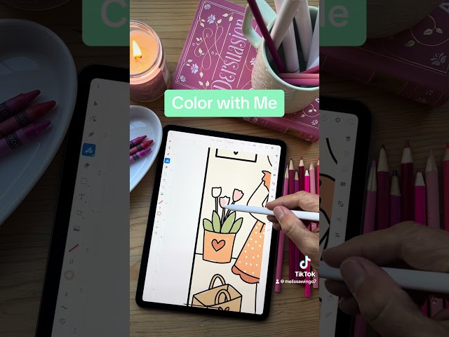 Color with Me #colour #colorbook #drawing #colorpage #adobeillustrator #ipad #art #adultcolorbook