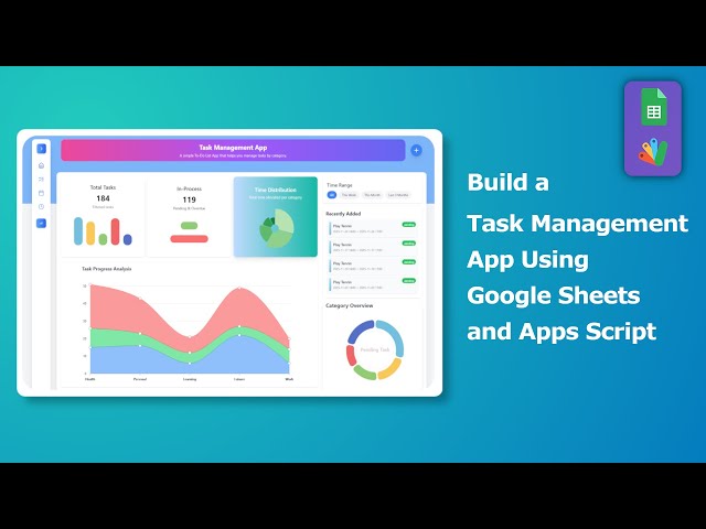 Build Task Management CRUD App Using Google Sheets and Apps Script