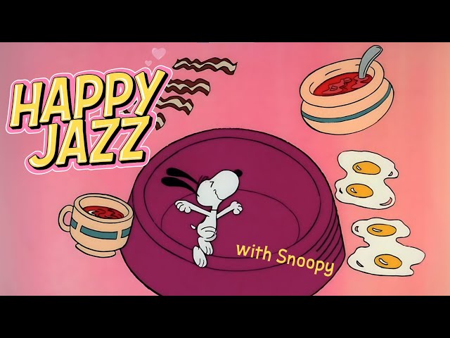 [𝐫𝐞𝐥𝐚𝐱𝐢𝐧𝐠 𝗽𝗹𝗮𝘆𝗹𝗶𝘀𝘁] スヌーピーのハッピージャズソング🎧🥪 スヌーピーと一緒に楽しい音楽とダンスを