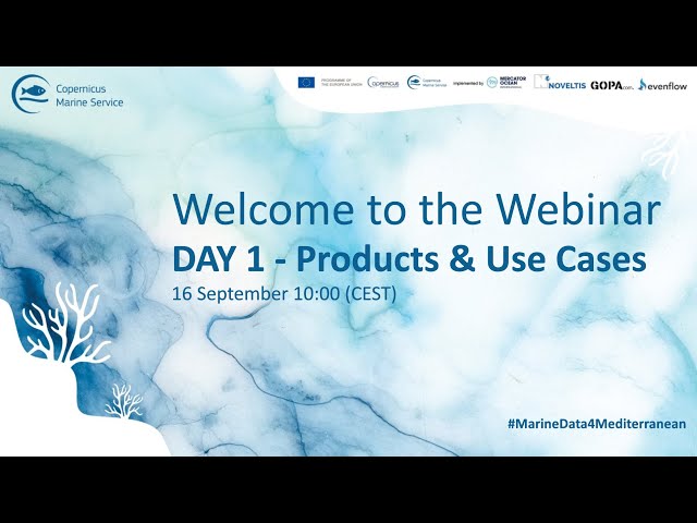 Marine Data 4 Mediterranean Sea - Session #1 - 16 September 2025