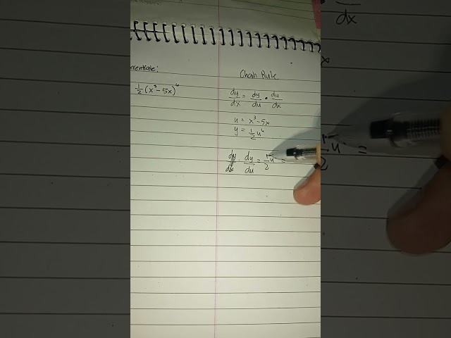 Conquering the chain rule, one problem at a time. 💪 #MathNerd #STEM