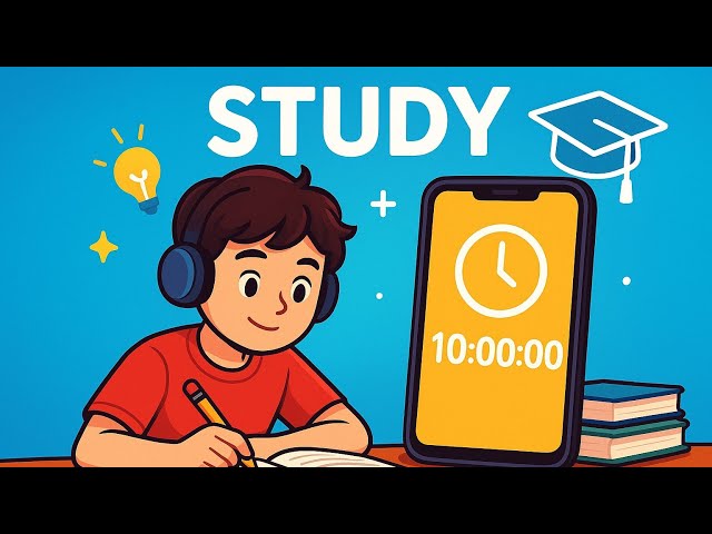 10 hours silent time for students to study 🕐🕐| दस घंटों का टाइमर बच्चों की अच्छे से पढ़ाई के लिए🕐🕐