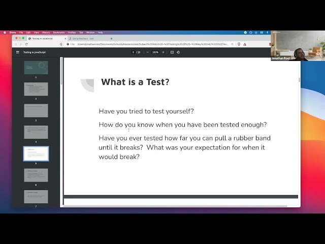 Testing in JavaScript with Jest | TDD, Red/Green Workflow & Unit Tests