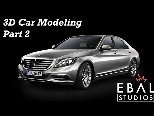 3D Car Polygon Modeling Timelapse Part2