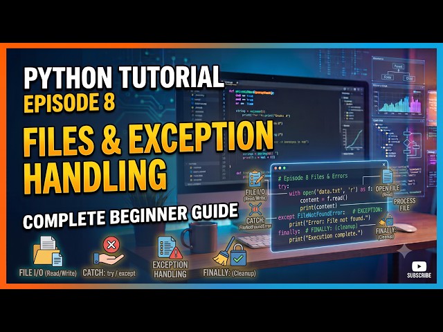 Episode 8 - Files and Exception Handling