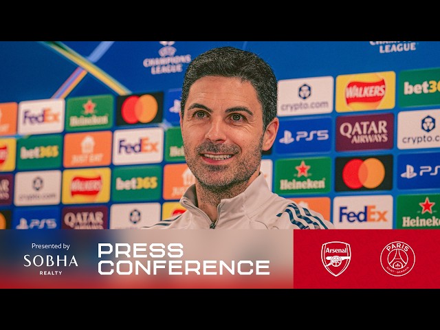 PRESS CONFERENCE | Mikel Arteta previews the Champions League final | PSG threat & Timber update