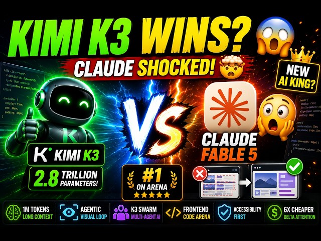 Kimi K3 vs Claude, GPT-5.6 & Gemini: The Ultimate AI Comparison