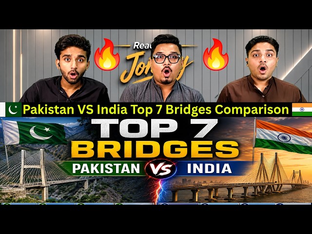 🔥Reaction On Pakistan vs India Modern Bridges – Which Country Has Better Bridges🌉|Pakistani Reaction