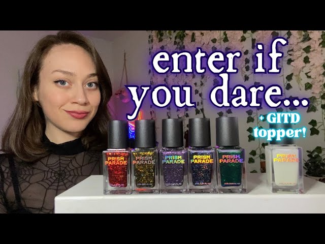 Prism Parade DON’T GO INSIDE 🏚️🚫 + Aqua Glow in the Dark Topper! Swatches, Comparisons + Review