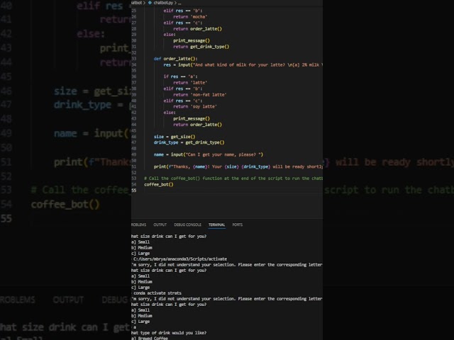 How to build a chatbot with Python.