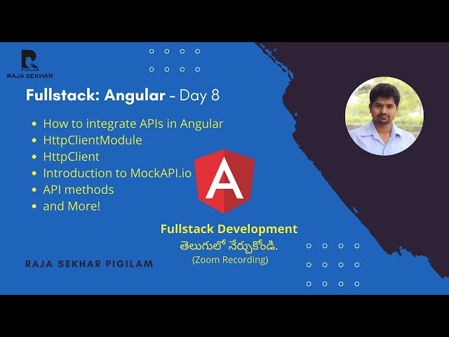 Angular: API Integration, HttpClientModule, HttpClient, Methods of API and MockAPI