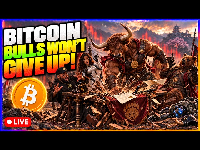 Bitcoin Bulls Won't Give Up! Live Trading & TA